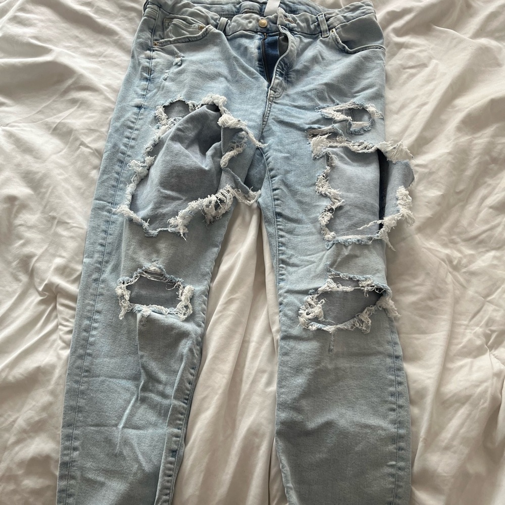H&M Super Skinny High Waist Ankle Length Jeans